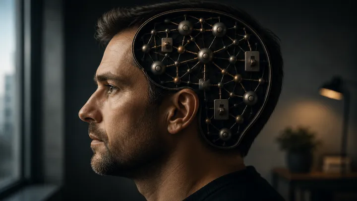 Conceptual editorial image illustrating how quickly assumptions about artificial intelligence can become outdated.